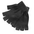 Black Stretchable Fingerless Gloves